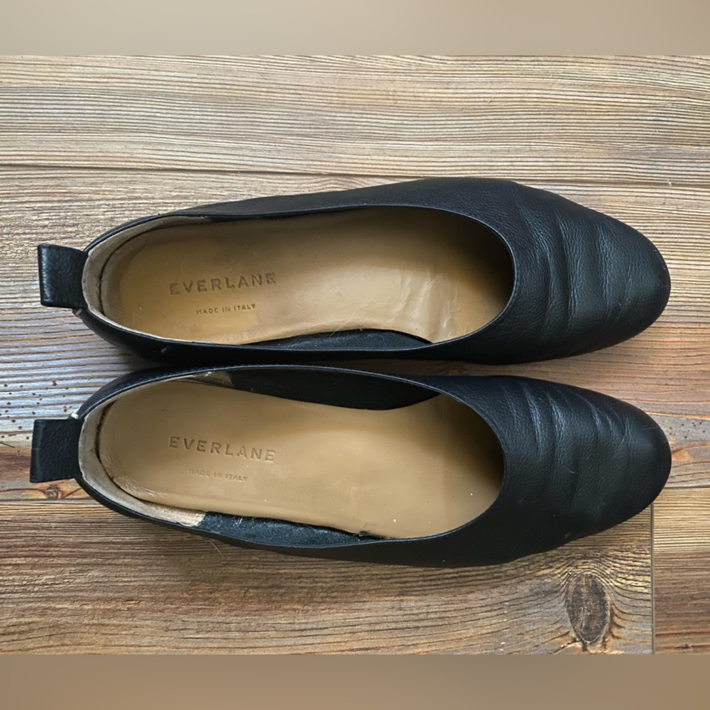 Everlane black flats size 7.5 - Picture 1 of 7